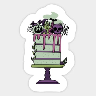 Spooky Cake Sticker